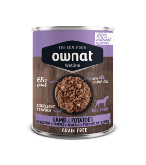 Ownat Wetline Borrego com Batata Ração Húmida para Cães