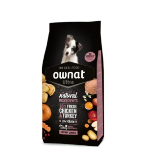 Ração para Cão Ownat Medium Junior