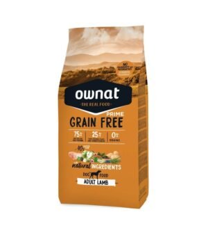 Ownat Prime GRAIN FREE Adulto Borrego Ração para Cães