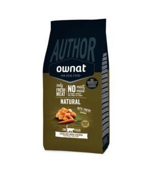 Ownat Author GF Esterilizado Frango Fresco Ração para Gatos