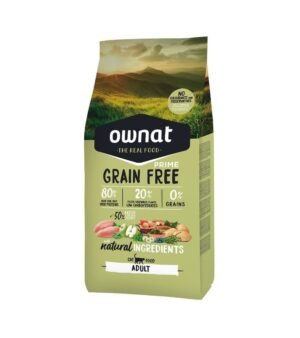 Ownat Prime GRAIN FREE Adulto Frango e Peru Ração para Gatos
