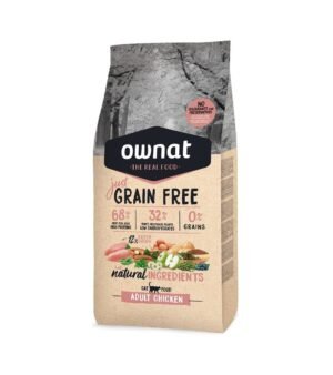 Ownat Just GRAIN FREE Adulto Frango Ração para Gatos