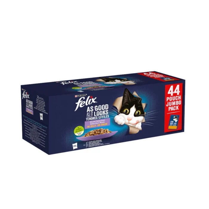 Ração Húmida Gato Felix Fantastic Multisabores