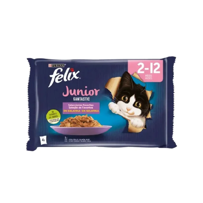Ração Húmida Gato Felix Junior Fantastic