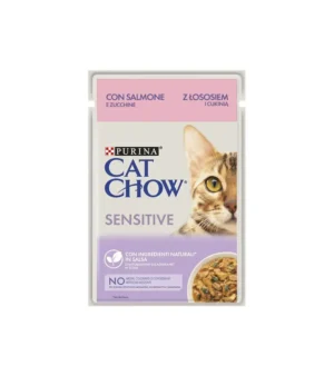 Ração Húmida Gato Cat Chow Sensitive Salmão