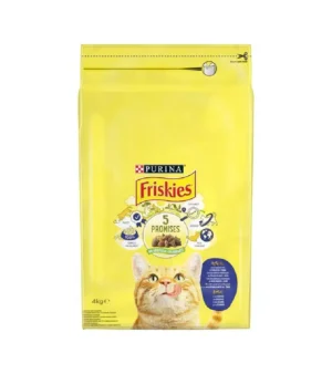 Ração para Gato Friskies Peixe Branco e Atum