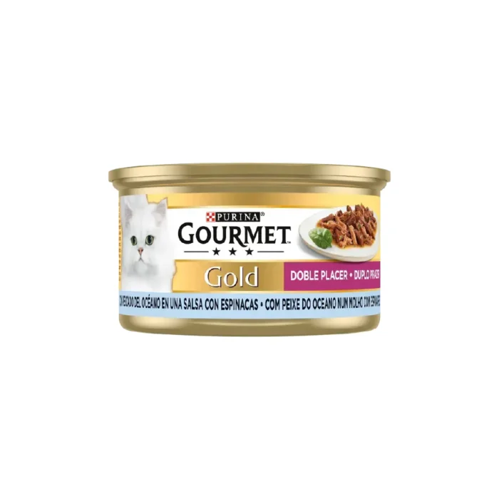 Gourmet Gold Duo Peixe do Oceano e Molho de Espinafres