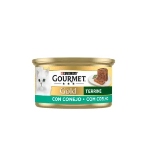 Gourmet Gold Terrine Ração Húmida para Gato - Coelho