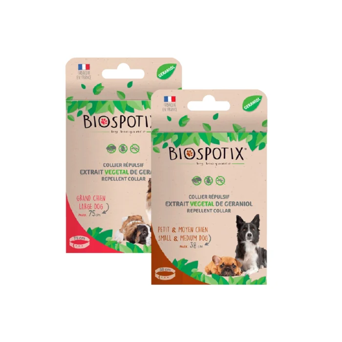 Coleira Antiparasitária Biospotix Cão - Geraniol