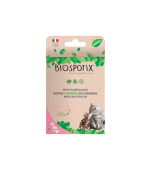 Pipeta Antiparasitária Biospotix Gato - Geraniol